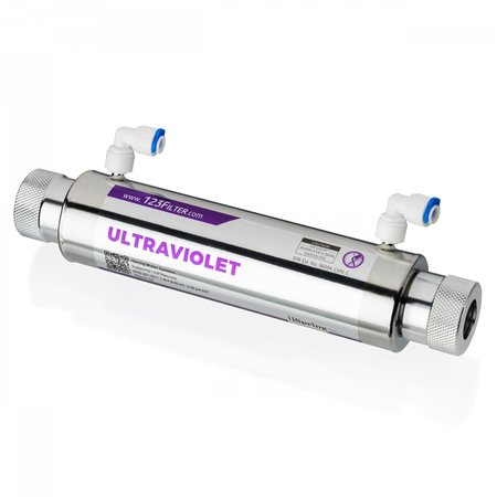 ISPRING UV Light Water Filter w Smart Flow Control Switch 11W UVF11A